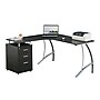 Techni Mobili Modern L-Shaped Computer Desk with File Cabinet, Espresso (RTA-4804L-ES)~#|#~sp28111346_sc7
