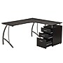 Techni Mobili Modern L-Shaped Computer Desk with File Cabinet, Espresso (RTA-4804L-ES)~#|#~sp28111351_sc7