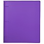 JAM Paper® Plastic 1 Inch Binder, Purple 3 Ring Binder, Sold Individually (218912242)~#|#~sp29737880_sc7
