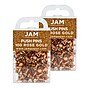 JAM Paper Pushpins, Rose Gold, 2 Packs of 100 (22432063A)~#|#~sp29737923_sc7