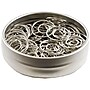 JAM Paper Circular Small Paper Clips, Silver, 2 Packs of 50 (321814885B)~#|#~sp29738132_sc7