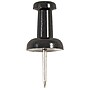 JAM Paper Push Pins, Black, 2 Packs of 100 (222419046A)~#|#~sp29738209_sc7