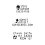 2000 Plus MINE stamp "Textile & Possession" Customizable Stamp Kit, Black Ink (039605)~#|#~sp29956885_sc7