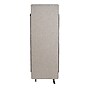 Luxor Reclaim Freestanding Room Divider, 66"H x 24"W, Misty Gray Fabric (RCLM2466ZMG)~#|#~sp30218319_sc7