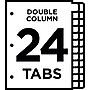 Avery Index Maker Print & Apply Dividers, 24-Tab, White, Set (13151)~#|#~sp30784552_sc7