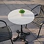 Flash Furniture Acadia 24" 1.5" Thickness Round Table Top, Wooden, White Faux Marble (STRD600MMWHMAR)~#|#~sp309495671_sc7