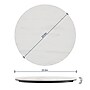 Flash Furniture Acadia 24" 1.5" Thickness Round Table Top, Wooden, White Faux Marble (STRD600MMWHMAR)~#|#~sp309495675_sc7