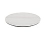 Flash Furniture Acadia 24" 1.5" Thickness Round Table Top, Wooden, White Faux Marble (STRD600MMWHMAR)~#|#~sp309495677_sc7