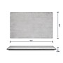 Flash Furniture Acadia 30"W x 48"D 1.5" Thickness Rectangle Table Top, Wood, Gray Faux Concrete (STRT30X48MCMGY)~#|#~sp309495791_sc7