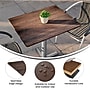 Flash Furniture Acadia 30"W x 24"D 1.5" Thickness Rectangle Table Top, Wood, Dark Brown (STRT24X30MWBR)~#|#~sp309495798_sc7