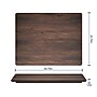Flash Furniture Acadia 30"W x 24"D 1.5" Thickness Rectangle Table Top, Wood, Dark Brown (STRT24X30MWBR)~#|#~sp309495801_sc7