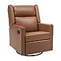 Flash Furniture Cash LeatherSoft Swivel Glider Rocker Manual Recliner Chair, Cognac (CYRAC536UCGNPU)~#|#~sp309495951_sc7