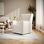 Flash Furniture Cash Fabric Swivel Glider Rocker Manual Recliner Chair, Off-White Boucle (CYRAC536UOFWBC)~#|#~sp309495972_sc7