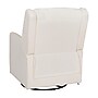 Flash Furniture Cash Fabric Swivel Glider Rocker Manual Recliner Chair, Off-White Boucle (CYRAC536UOFWBC)~#|#~sp309495976_sc7