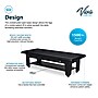 Viva Comfort Electric Height Adjustable Bariatric Treatment Table with Shelf, 1500 lbs Capacity, Black (ADI903-60-630-BLK)~#|#~sp309629455_sc7