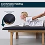 Viva Comfort Therapy Series Wall Mounted Folding Treatment Table, 500 lbs. Capacity, Black (ADI996-06-BLK-MK)~#|#~sp309629956_sc7