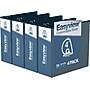Davis Group Easyview Premium 4" 3-Ring Standard Binders, D-Ring, Navy Blue, 4/Pack (8406-72-04)~#|#~sp309630650_sc7