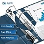 Davis Group Easyview Premium 4" 3-Ring Standard Binders, D-Ring, Navy Blue, 4/Pack (8406-72-04)~#|#~sp309630651_sc7