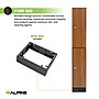 Alpine Industries 72" 2-Tier 1-Column Storage Locker, Oak (701-O-1-SPO-MK)~#|#~sp309691384_sc7