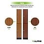 Alpine Industries 72" 2-Tier 1-Column Storage Locker, Oak (701-O-1-SPO-MK)~#|#~sp309691386_sc7