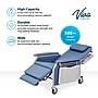 Viva Comfort Leather Bariatric 3-Position Geri Chair Recliner with Casters, Blue (ADIME915-01-BLU-MK)~#|#~sp309696149_sc7