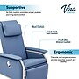 Viva Comfort Leather Bariatric 3-Position Geri Chair Recliner with Casters, Blue (ADIME915-01-BLU-MK)~#|#~sp309696153_sc7