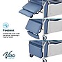 Viva Comfort Leather Bariatric 3-Position Geri Chair Recliner with Casters, Blue (ADIME915-01-BLU-MK)~#|#~sp309696154_sc7