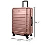 Ricardo Beverly Hills Cambria 24" Hardside Suitcase, 8-Wheeled Spinner, Rose Champagne (140-25-677-4VP)~#|#~sp309959136_sc7
