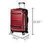 Ricardo Beverly Hills Rodeo Drive 2.0 21" Hardside Carry-On Suitcase, 8-Wheeled Spinner, Crimson Red (098-21-618-4WB)~#|#~sp309959234_sc7