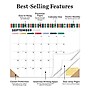 2026-2027 TF Publishing Artisan Legacy 22" x 17" Academic Monthly Desk Pad Calendar (AY27-8202E)~#|#~sp309965530_sc7