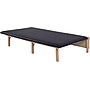 Viva Comfort Therapy Series Wall Mounted Folding Treatment Table, 500 lbs. Capacity, Black (ADI996-06-BLK-MK)~#|#~sp309966579_sc7