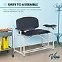 Viva Comfort Bariatric Extra-Tall Phlebotomy Chair with Drawer, 750 lb. Capacity, 2 Flip Up Arms, Black (ADI997-01D-BT-BLK)~#|#~sp310016604_sc7