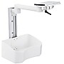 Viva Comfort Aluminum Wall Mount Bracket with Basket, Compatible With Viva Omni Spot Monitor, White (ADIME912-WM-08)~#|#~sp310016659_sc7