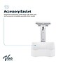 Viva Comfort Aluminum Wall Mount Bracket with Basket, Compatible With Viva Omni Spot Monitor, White (ADIME912-WM-08)~#|#~sp310016664_sc7