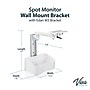 Viva Comfort Aluminum Wall Mount Bracket with Basket, Compatible With Edan M3 Spot Monitor, White (ADIME912-WM-06)~#|#~sp310016727_sc7