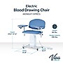 Viva Comfort Electric Adjustment Phlebotomy Chair, 590 lb. Capacity, 2 Flip Up Arms, Blue (ADIME997-06)~#|#~sp310016772_sc7