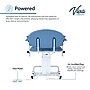 Viva Comfort Electric Adjustment Phlebotomy Chair, 590 lb. Capacity, 2 Flip Up Arms, Blue (ADIME997-06)~#|#~sp310016774_sc7