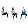 Correll 60" Flower Shaped Activity Table Set, Height Adjustable, Gray Granite (AP1-A60TFFLR-15-14-37-6-18)~#|#~sp310184917_sc7