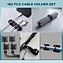 Turonic CM2 192-Piece Cable Management Kit, Black~#|#~sp310640519_sc7