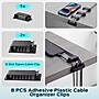 Turonic CM2 192-Piece Cable Management Kit, Black~#|#~sp310640524_sc7