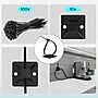 Turonic CM2 192-Piece Cable Management Kit, Black~#|#~sp310640526_sc7