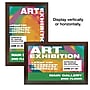 Excello Brands 11" x 17" Snap Frame Poster Holder, Wall-Mounted, Vertical/Horizontal, Walnut, Plastic (SF-1117-WLNT )~#|#~sp311882262_sc7