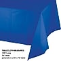 Creative Converting Touch of Color 108 in. x 54 in. Plastic Table Covers, Cobalt Blue, 12/Pack (723147)~#|#~sp312167067_sc7