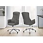 Monarch Specialties Inc. Ergonomic Faux Leather Swivel Executive Chair, Dark Grey (I 7375)~#|#~sp312210496_sc7