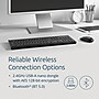 Kensington KM270 EQ Rechargeable Desktop Set, Keyboard and Mouse, Wireless, Black (K75560NA)~#|#~sp312230074_sc7