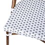 Flash Furniture Lourdes Contemporary Aluminum and PE Rattan Bistro Stack Chairs, White/Gray/Natural, Set of 2 (2SDA6421FWHGYNT)~#|#~sp312230218_sc7