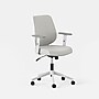 Branch Daily Chair Ergonomic Vegan Leather Swivel Task Chair, Limestone/White (11-11-00-59)~#|#~sp312430173_sc7