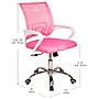 Mind Reader Ergonomic Mesh Swivel Computer and Desk Chair, Pink (OFFCHAIR-PNK)~#|#~sp312590360_sc7