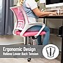 Mind Reader Ergonomic Mesh Swivel Computer and Desk Chair, Pink (OFFCHAIR-PNK)~#|#~sp312590362_sc7