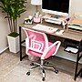 Mind Reader Ergonomic Mesh Swivel Computer and Desk Chair, Pink (OFFCHAIR-PNK)~#|#~sp312590364_sc7
